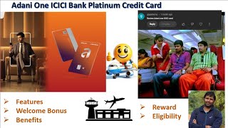 Adani One ICICI Bank Platinum Credit Card [upl. by Ellac]