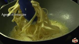 Fettuccine Monticello con setas en salsa alfredo [upl. by Anij]