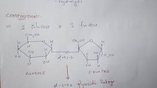 PART6  SUCROSE AND TREHALOSE  DISACCHRIDES  BIOCHEMISTRY  BY PHANINDRA GUPTA [upl. by Cathee]