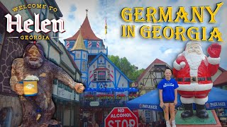 HELEN GEORGIA  Bavarian Germany Themed Town in the Blue Ridge Mountains GA [upl. by Ecnerolf]