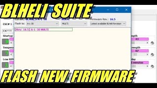 Flash ESC Firmware Using BLHeli Suite [upl. by Alehcim]