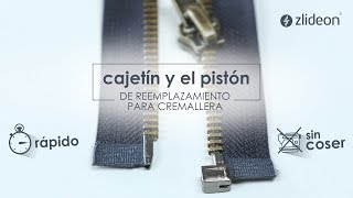 ¿Cómo reemplazar el cajetín y el pistón de mi cremallera  Zlideon [upl. by Sivi228]