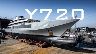 109m Oceanco superyacht Y720  Launched [upl. by Ludewig]