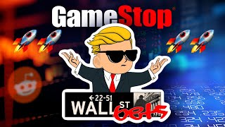 The Internet vs Wall Street GameStop short squeeze explained 🚀 [upl. by Adiraf]