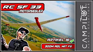 RC Motorsegler SF 33 [upl. by Mathia724]