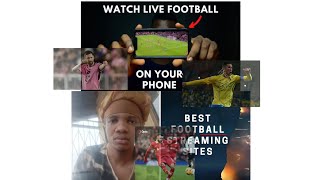 STREAM LIKE A PRO Watch live soccerfootball matches on your phone  Tutorialquot [upl. by Ciredec]