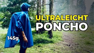 Der LEICHTESTE Regenponcho  Wandern Trekking Outdoor [upl. by Gregorio666]