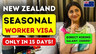 New Zealand Seasonal Worker Visa 2024  Public Engine 20 [upl. by Nosnorb344]