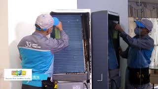 How to deeply clean a standing air conditioner [upl. by Punak]