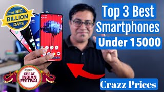 3 Best Phones Under 15000 in Flipkart Big Billion Day amp Amazon Sale 2024 [upl. by Atinnor]