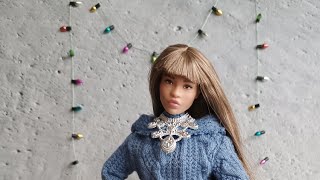 Barbie in knitwearbarbie doll fashion [upl. by Ronica]