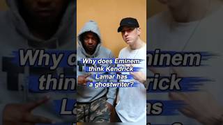 Kendrick Lamar Proved To Eminem that He Doesn’t Use Ghost Writers shorts fyp [upl. by Barna]