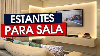 50 ESTANTES PARA SALA MODERNAS E CLÁSSICAS [upl. by Saundra]