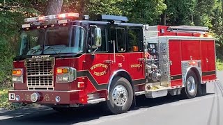 Westport CT Fire Department Brand New Engine 4 Responding [upl. by Wendin]