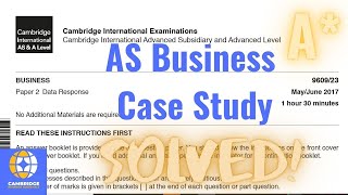 Business AS Paper 2 Case Study  Step by step guide with solved questions  Cambridge International [upl. by Possing]