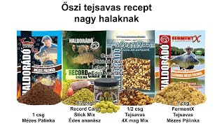 Őszi fogós receptek lehűlő vizekre 1 rész  Őszi tejsavas recept nagy halaknak [upl. by Nnylirehs598]