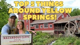 Top 5 things to do around Yellow Springs Ohio  John Bryan State Park [upl. by Ilohcin]