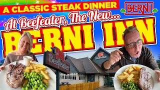 A Classic STEAK DINNER at BEEFEATER Steakhouse The NEW Berni Inn [upl. by Horne]