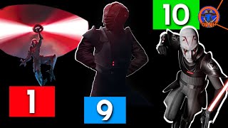 the Inquisitors ranked by POWER LEVELS [upl. by Nasho337]