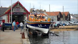 RNLI Lifeboat Launch at Anstruther [upl. by Loftus]