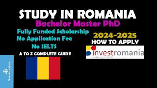 Romania Scholarship 2024  ARICE Scholarship for Bachelor Master PhD  Complete Guide [upl. by Wind262]