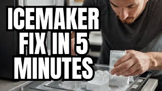 5 Minute Fix to Your Whirlpool Icemaker Nightmare [upl. by Meri]