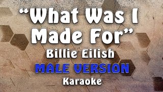 Billie Eilish  What Was I Made For Male Version [upl. by Essirahs312]