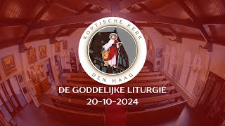 De Goddelijke liturgie 20102024  Koptische Kerk Den Haag [upl. by Eceinhoj670]