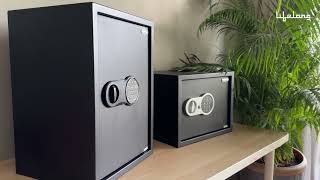 Lifelong Home Safe Electronic Locker with LED Light  Digital Security Safe for Home amp Office [upl. by Aset]