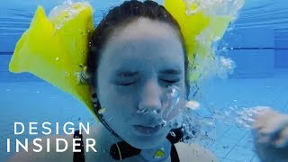 Inflatable Necklace Could Stop You From Drowning [upl. by Ydnelg]