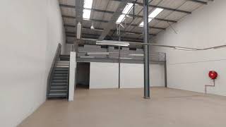 Small Warehouse or Affordable Showroom For Rent Measuring 250m2 at Woodmead Commercial Park [upl. by Camarata248]