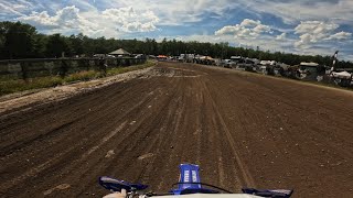 On board with Brandon Gregoire Pro 125 Moto 2  2024 Fox J Day Off Road Series MX207 GP [upl. by Buckler]