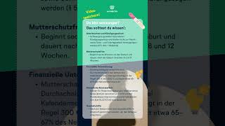 SCHWANGERSCHAFT Das solltest du wissen [upl. by Anelej]