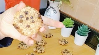 كوكيز الشوفان والزبيب الصحي بدون سكر مقرمش وسهل التحضير🍪 Cokies aux flocons davoine et raisin sec [upl. by Schriever]