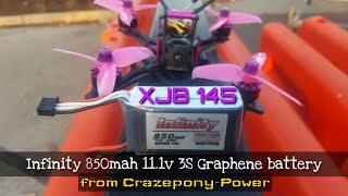 Infinity 850mah 3S Graphene Battery from CrazeponyPower [upl. by Eel]