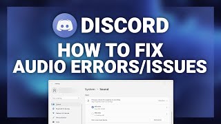 Discord – How to Fix Discord Audio ErrorsIssues  Complete 2024 Guide [upl. by Ilzel]