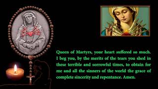 The Rosary of the Seven Sorrows of Our Blessed Mother Mary [upl. by Airlee]