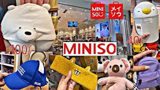 Miniso Store Tour  Miniso Haul  Miniso store complete tour  latest collection 2022 miniso [upl. by Sitnik96]