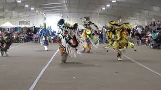 Jr Mens Fancy  Sun Southern Ute Powwow 2023 [upl. by Anilrac811]