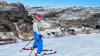 Påskeferie på Ljosland Skisenter 15042022 [upl. by Avraham]