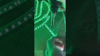 Cnc Cut Neon on Acrylic Clear sheet led Strip Light diy neonsign short shortvideo shorts [upl. by Jaclyn]