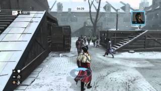 Assassins Creed 3 Multiplayer Gameplay LIVE Online  Free For All Deathmatch Gameplay XBOX360PS3 [upl. by Eiramlirpa841]