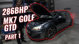 286BHP 20 TDI VW GOLF MK7 GTD  TUNING EXPLAINED  DARKSIDE DEVELOPMENTS [upl. by Lidaa]