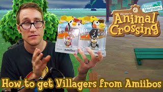 How To Get Villagers w Amiibos in Animal Crossing New Horizons [upl. by Aisena421]