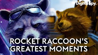 Rocket Raccoons Funniest Moments  Guardians of the Galaxy  Avengers [upl. by Ekalb]