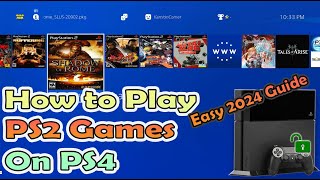 Easy 2024 Guide to play your PS2 games on the PS4 [upl. by Oster836]