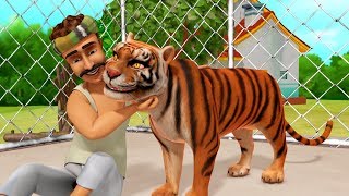 நன்றி மறவாத புலி  Tamil Stories for Kids  Infobells [upl. by Broderick438]