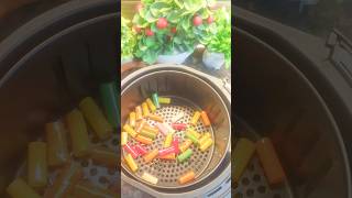 How to make fryums in Air fryer Crispy fryums without oil 👌 shorts  airfryerrecipes airfryer [upl. by Mikeb]