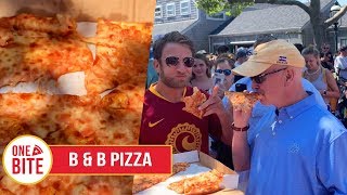 Barstool Pizza Review  B amp B Pizza Hyannis MA [upl. by Yesrod716]