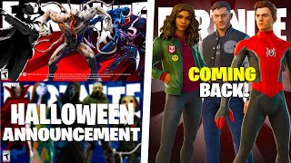 Fortnite NEW Update Spiderman VS Venom EVENT Halloween Collabs [upl. by Armillas]